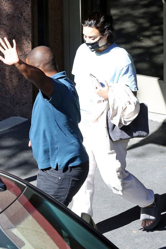 DEMI LOVATO Out in Los Angeles 09/29/2020