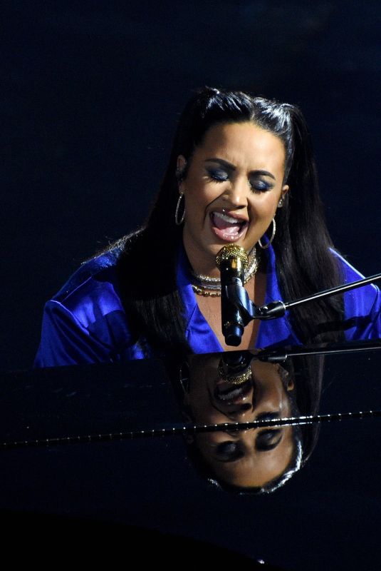 DEMI LOVATO Performs at Billboard Music Awards 2020 in Los Angeles 10/14/2020