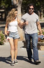 DENISE RICHARDS and Aaron Phypers Out in Calabasas 10/15/2020