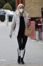 DENISE VAN OUTEN and Matt Evers Out in Essex 10/16/2020