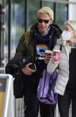 DENISE VAN OUTEN and Matt Evers Out in Essex 10/16/2020