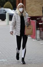 DENISE VAN OUTEN and Matt Evers Out in Essex 10/16/2020