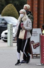 DENISE VAN OUTEN and Matt Evers Out in Essex 10/16/2020