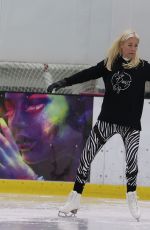 DENISE VAN OUTEN at Dancing on Ice Rehersal in London 10/21/2020