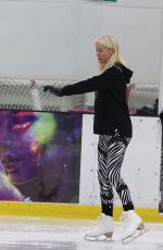 DENISE VAN OUTEN at Dancing on Ice Rehersal in London 10/21/2020