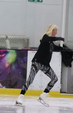 DENISE VAN OUTEN at Dancing on Ice Rehersal in London 10/21/2020