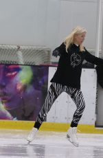 DENISE VAN OUTEN at Dancing on Ice Rehersal in London 10/21/2020