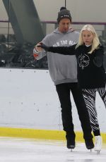 DENISE VAN OUTEN at Dancing on Ice Rehersal in London 10/21/2020