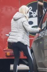 DENISE VAN OUTEN at Dancing On Ice Training Session in London 10/14/2020