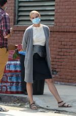 DIANE KRUGER on the Set of Swimming with Sharks in Los Angeles 10/08/2020