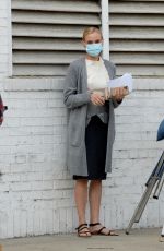 DIANE KRUGER on the Set of Swimming with Sharks in Los Angeles 10/08/2020