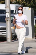 DOROTHY WANG Out for Coffee in Beverly Hills 10/28/2020