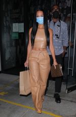DRAYA MICHELE and Tyrod Taylor Out for Dinner in West Hollywood 10/24/2020