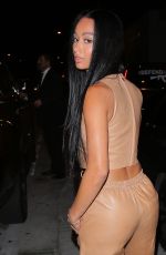 DRAYA MICHELE and Tyrod Taylor Out for Dinner in West Hollywood 10/24/2020