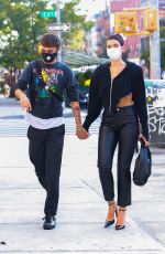 DUA LIPA and Anwar Hadid  Out in New York 10/09/2020