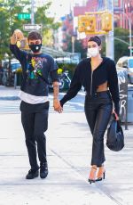 DUA LIPA and Anwar Hadid  Out in New York 10/09/2020
