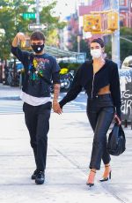 DUA LIPA and Anwar Hadid  Out in New York 10/09/2020