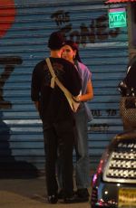 DUA LIPA and Anwar Hadid  Out Kissing in New York 09/30/2020