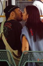 DUA LIPA and Anwar Hadid  Out Kissing in New York 09/30/2020