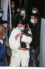 DUA LIPA Leaves the Set of Her New Music Video in New York 09/30/2020