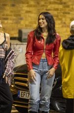 DUA LIPA on the Set of Her Latest Music Video in London 10/14/2020