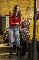 DUA LIPA on the Set of Her Latest Music Video in London 10/14/2020