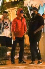 EIZA GONZALEZ and Timothee Chalamet Out for Dinner in Los Angeles 10/27/2020
