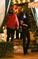 EIZA GONZALEZ and Timothee Chalamet Out for Dinner in Los Angeles 10/27/2020
