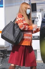ELIZABETH OLSEN on the Set of WandaVision in Los Angeles 10/09/2020
