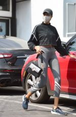 ELLA BALINSKA in Leggings Out in Los Angeles 10/08/2020