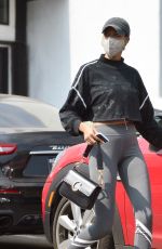 ELLA BALINSKA in Leggings Out in Los Angeles 10/08/2020