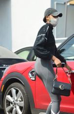 ELLA BALINSKA in Leggings Out in Los Angeles 10/08/2020