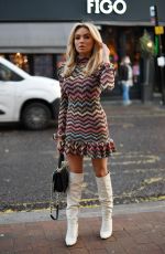ELLA RAE WISE on the Set of The Only Way is Essex 10/07/2020