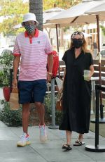 ELLEN POMPEO and Chris Ivery at E Baldi in Beverly Hills 10/07/2020