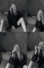 ELSA HOSK - Black and White Photoshoot, August 2020