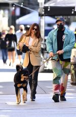 EMILY RATAJKOWSKI and Sebastian Bear McClard Out with Their Dog in New York 10/03/2020
