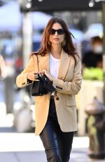 EMILY RATAJKOWSKI and Sebastian Bear McClard Out with Their Dog in New York 10/03/2020