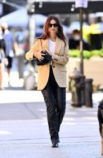 EMILY RATAJKOWSKI and Sebastian Bear McClard Out with Their Dog in New York 10/03/2020