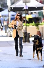 EMILY RATAJKOWSKI and Sebastian Bear McClard Out with Their Dog in New York 10/03/2020