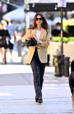 EMILY RATAJKOWSKI and Sebastian Bear McClard Out with Their Dog in New York 10/03/2020