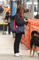 EMILY RATAJKOWSKI Out with Her Dog in New York 10/22/2020