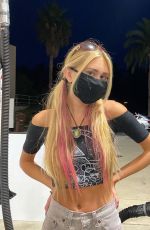 EMILY SKINNER at a Gas Station - Instagram photos 10/09/2020