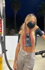 EMILY SKINNER at a Gas Station - Instagram photos 10/09/2020