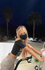 EMILY SKINNER at a Gas Station - Instagram photos 10/09/2020