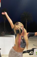 EMILY SKINNER at a Gas Station - Instagram photos 10/09/2020