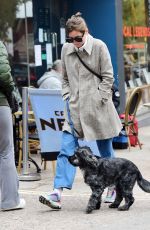 EMMA CORRIN Out with Her Dog in London 10/18/2020