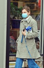 EMMA CORRIN Out with Her Dog in London 10/18/2020