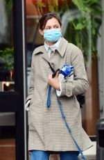 EMMA CORRIN Out with Her Dog in London 10/18/2020