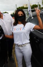 EVA LONGORIA at Ana Navarro Rally For the Latino Vote in Miami 09/30/2020
