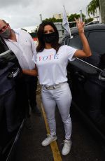 EVA LONGORIA at Ana Navarro Rally For the Latino Vote in Miami 09/30/2020